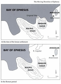 Ephesus bay map